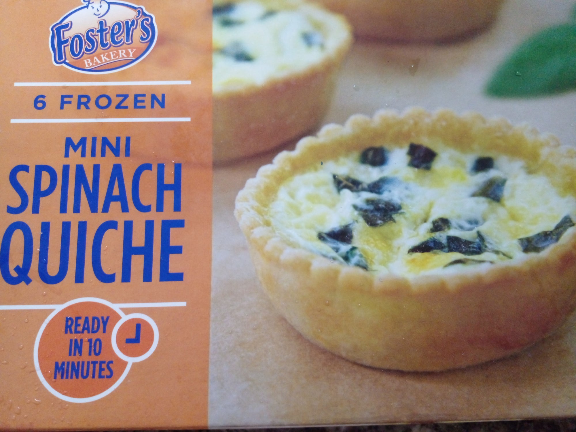 FOSTER'S Mini Quiche Spinach 176g (6ct)