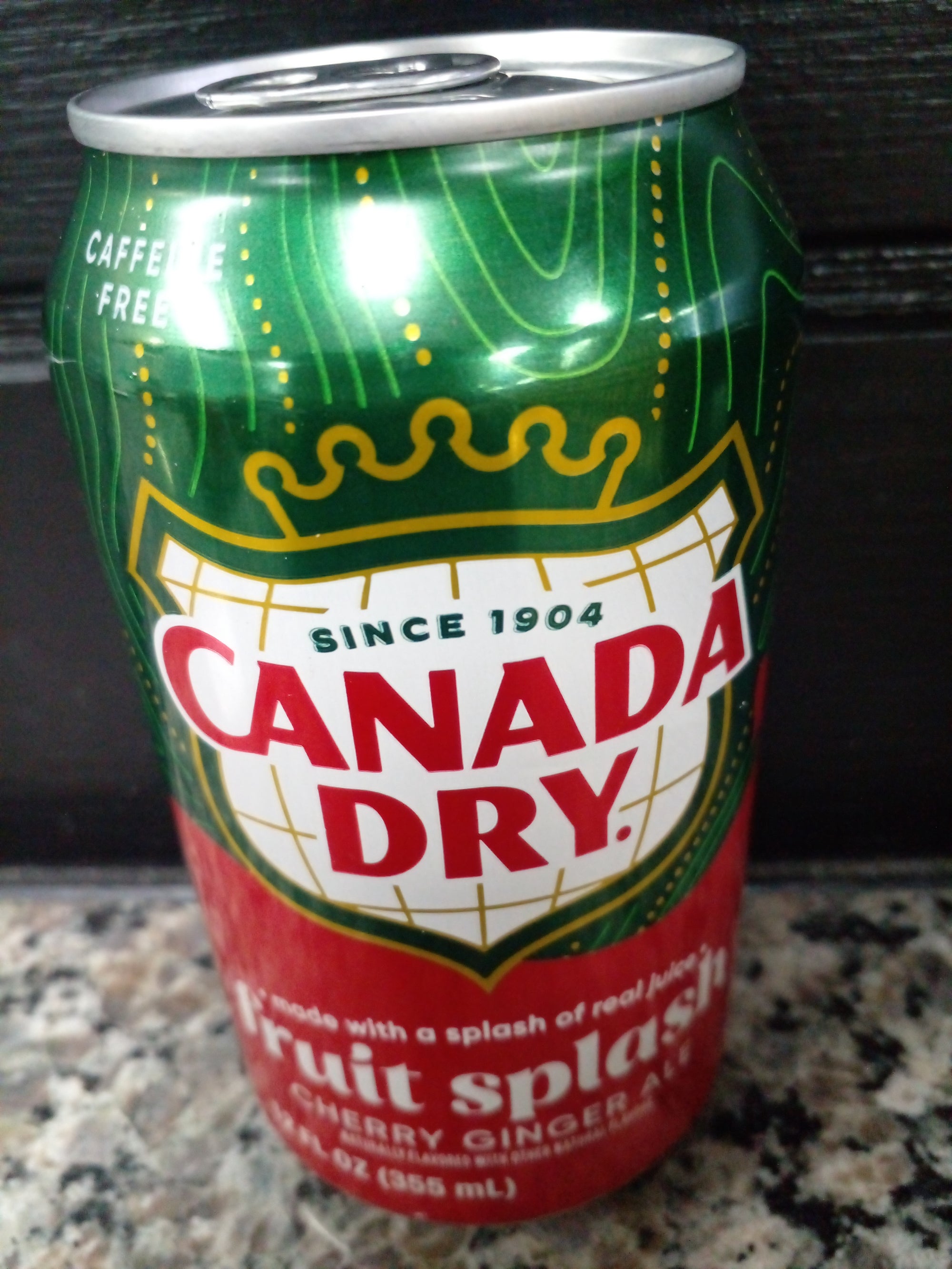 CANADA DRY Fruit Splash Cherry Ginger Ale 355ml can