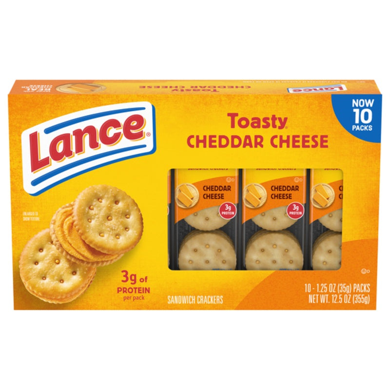 LANCE Cheddar Cheese 10pk Sandwich Crackers