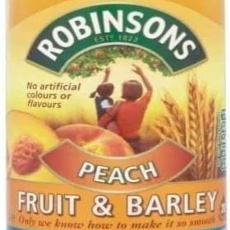 ROBINSONS Real Fruit & Barley Peach Drink 1L