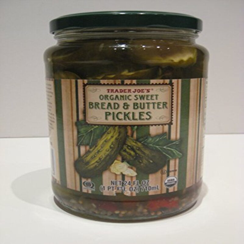 TRADER JOE'S Sweet Bread & Butter Pickles 24oz