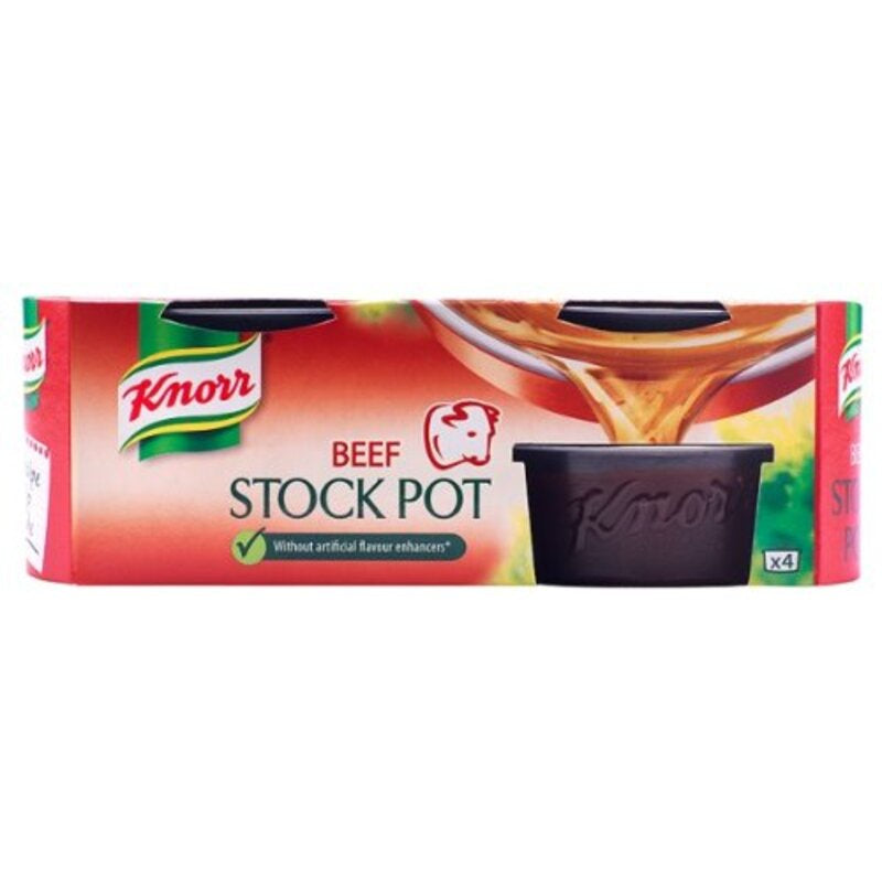 KNORR Stock Pot Beef 4pk x28g