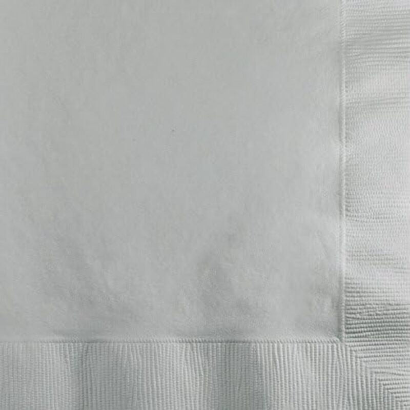 "Touch Of Color" Silver Beverage Napkins 50ct