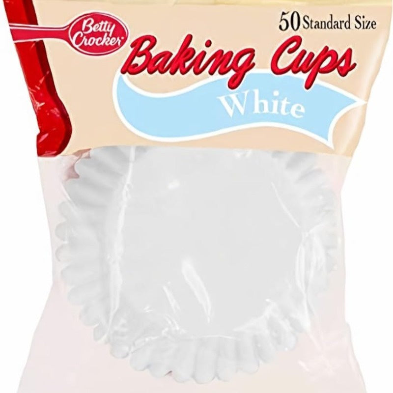 BETTY CROCKER White Baking Cups 50 count
