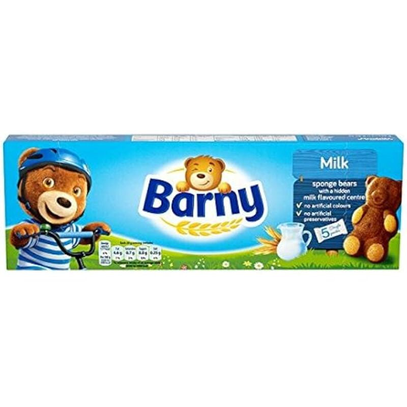 BARNY Milk Soft Bake Bears 5 Pack