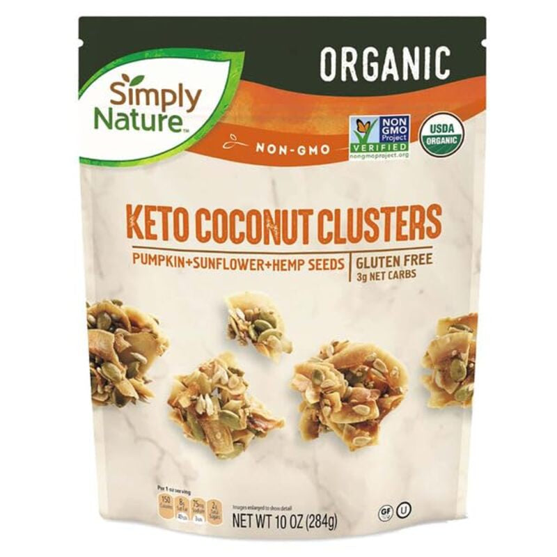 Simply Nature Keto Coconut Clusters 10oz