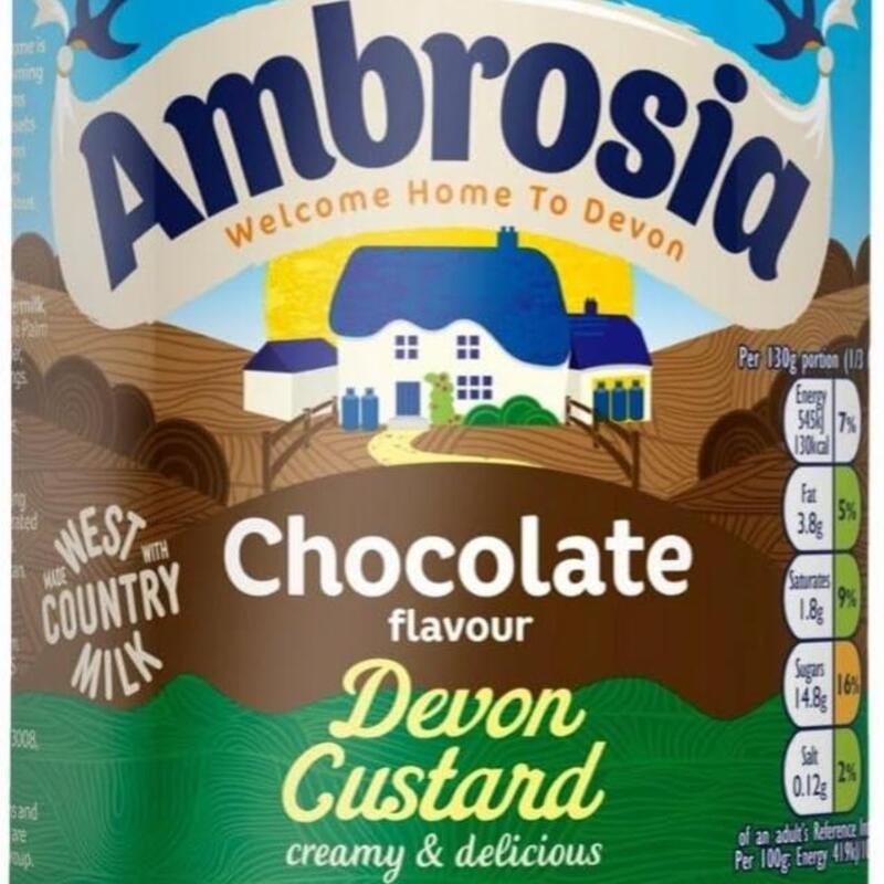 AMBROSIA Chocolate Devon Custard 400g