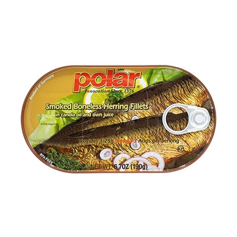 POLAR Smoked Boneless Herring Fillets 6.7 oz