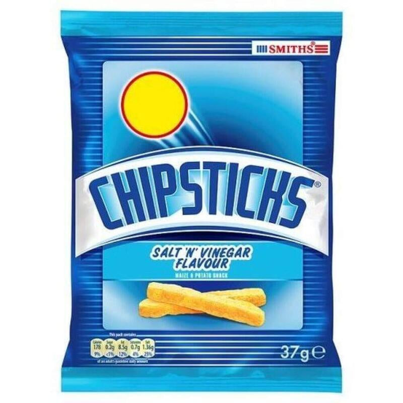 SMITH'S Chipsticks Salt & Vinegar 37g