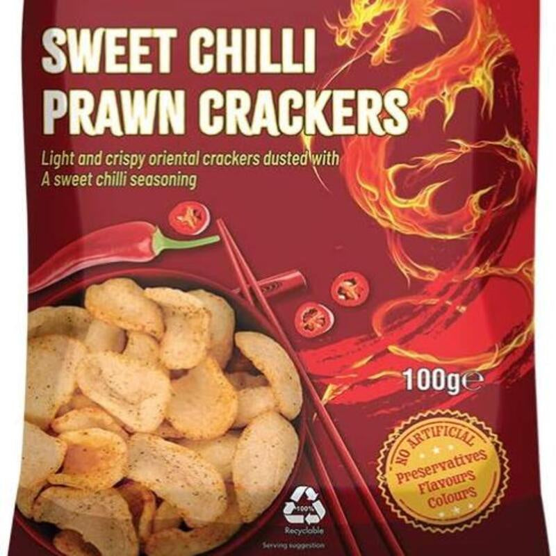 THAI DRAGON Sweet Chilli Prawn Crackers 100g