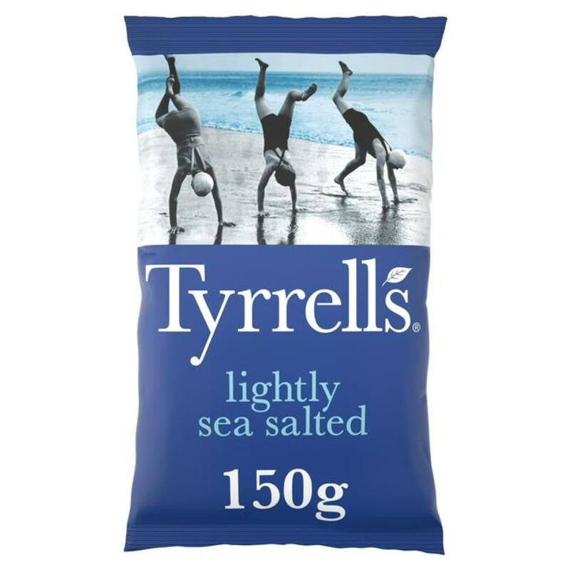 TYRRELLS Lightly Sea Salted Crisps 150g