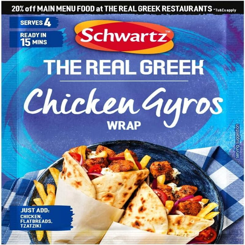 SCHWARTZ The Real Greek Chicken Gyros 20g