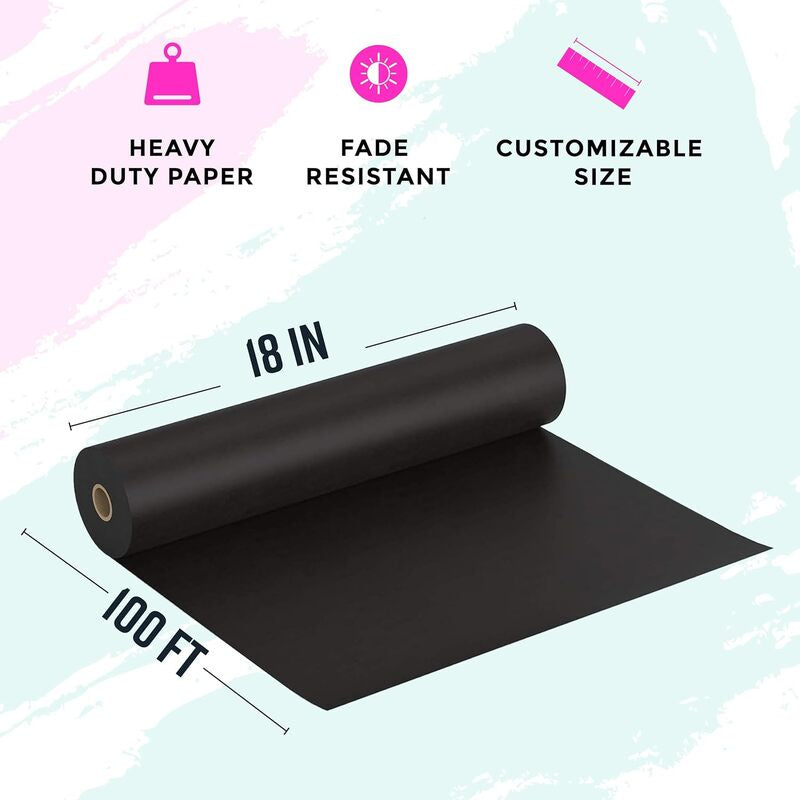 Black Kraft Paper 18" x 100ft