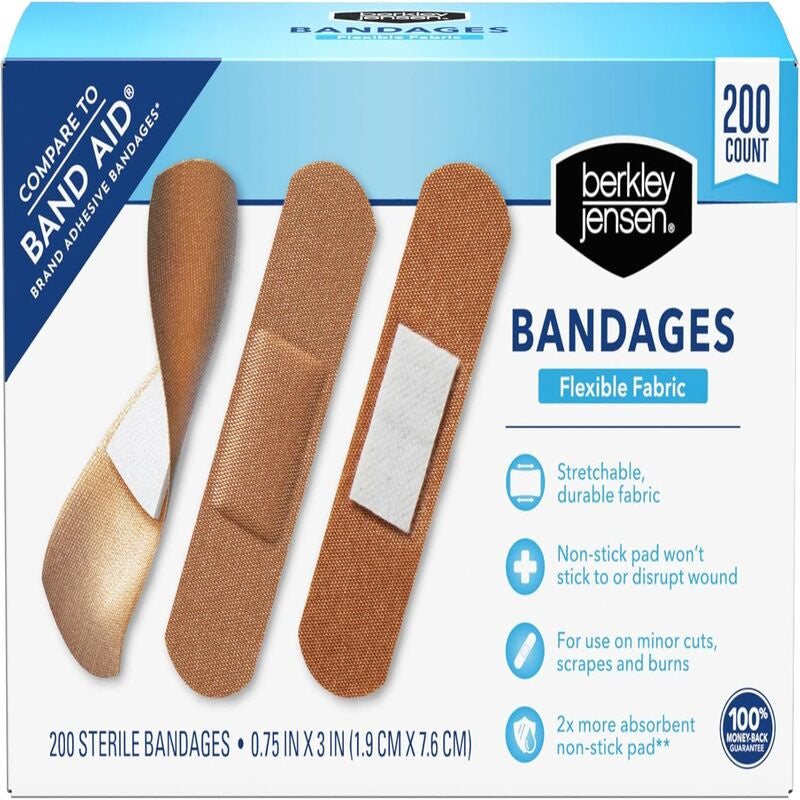 BERKLEY & JENSEN Bandages 200count
