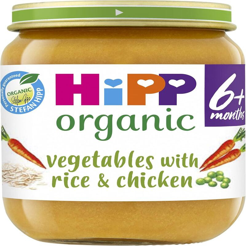 HIPP Organic Vegetable Rice & Chicken 125g