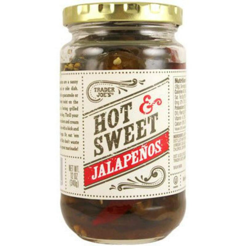 TRADER JOE'S  Hot & Sweet Jalapenos 12oz