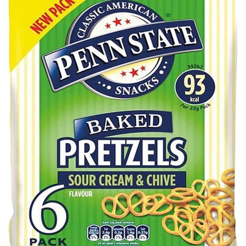 PENN STATE Pretzels Sour Cream & Chive 6 pack