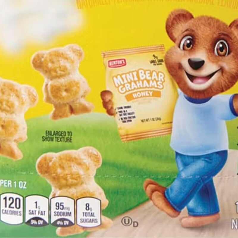 Benton's Mini Bear Grahams Honey 1oz