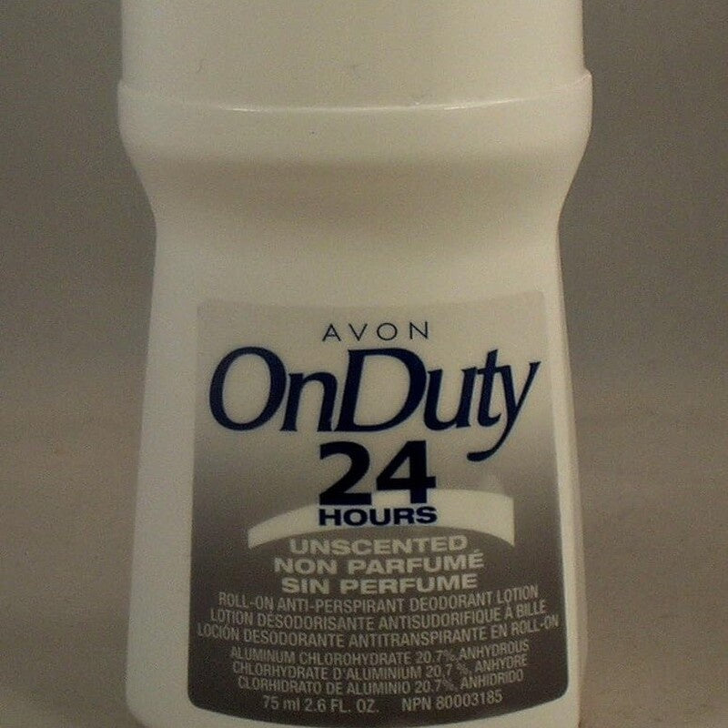 AVON On duty 24 Hours Roll-on Anti-Persirant Deodorant 2.6oz