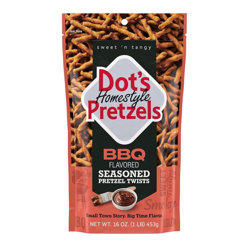 DOT'S Homestyle Pretzels Twists BBQ 16oz
