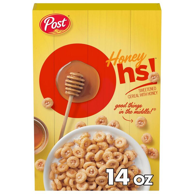POST Honey Ohs! Cereal 14oz