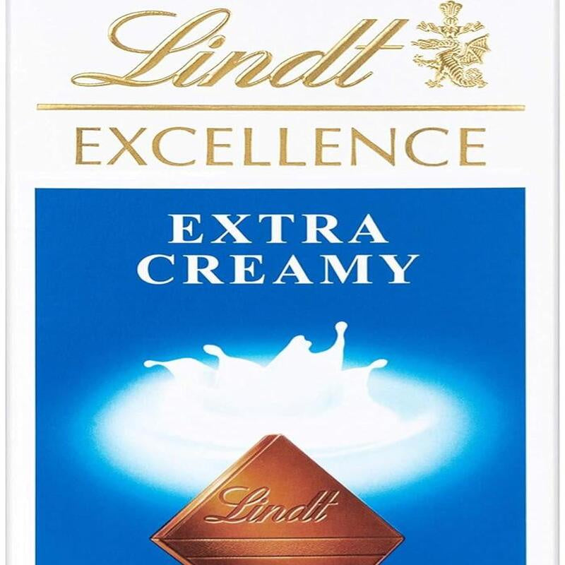 LINDT Excellence Extra Creamy Milk Chocolate Bar 100g