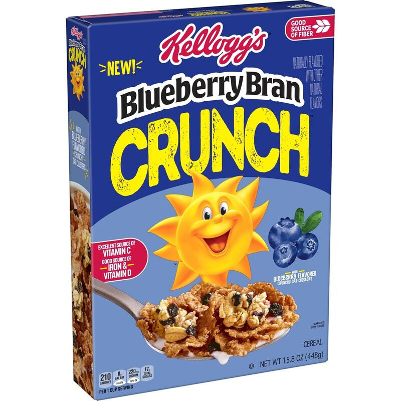 KELLOGG'S Blueberry Bran Crunch 15.8oz