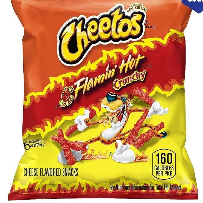 CHEETOS Flamin Hot Crunchy Snacks 1 oz