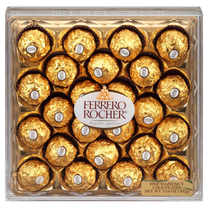 FERRERO ROCHER Hazelnut Chocolates 10.6 oz