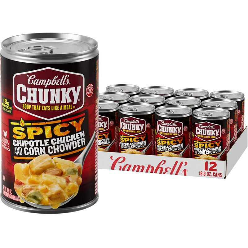CAMPBELL'S Chunky Spicy Chipotle & Corn Chowder 18.8oz