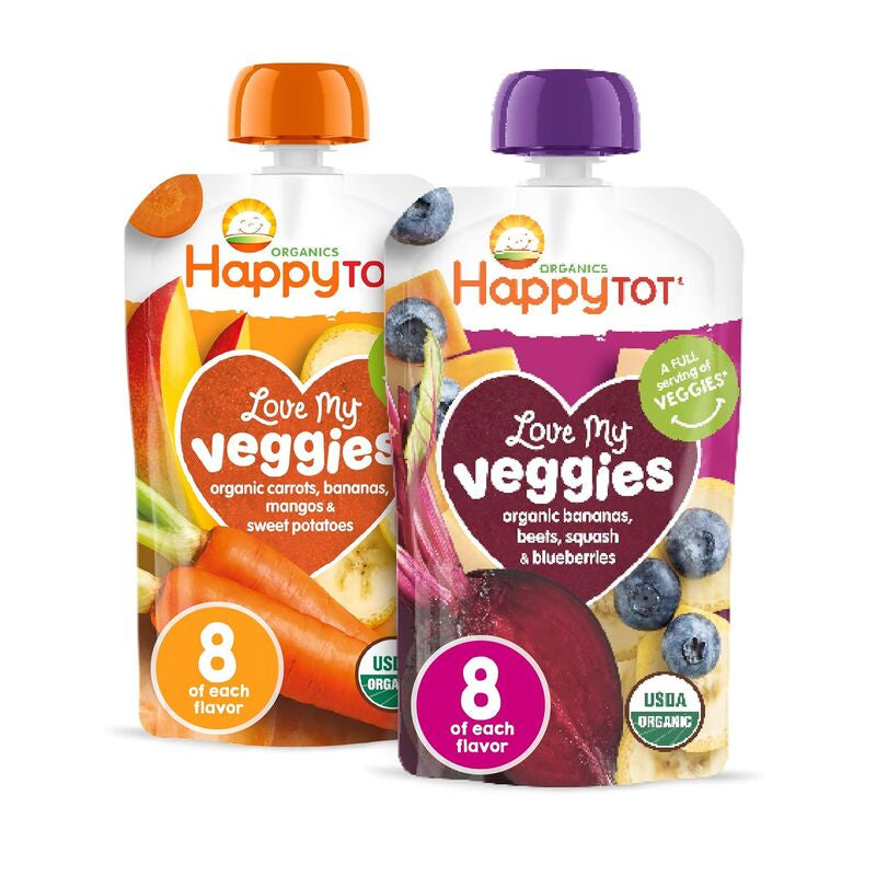HAPPY TOT Love My Veggies 4.22oz
