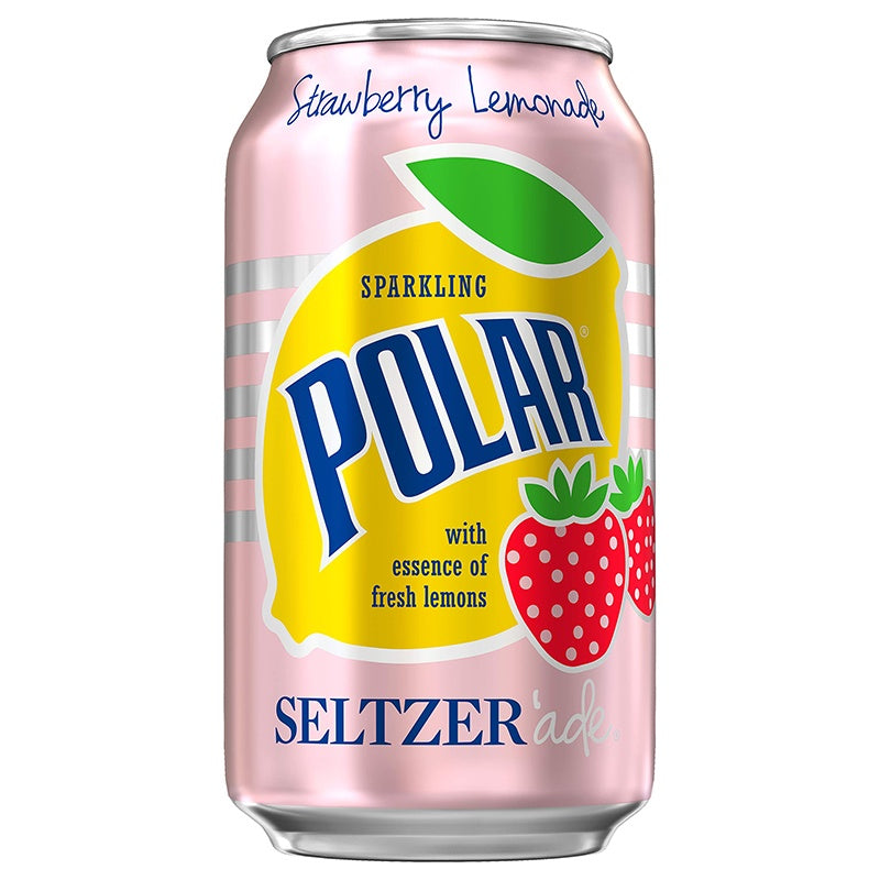 POLAR Seltzer'ade Strawberry Lemonade 12 oz