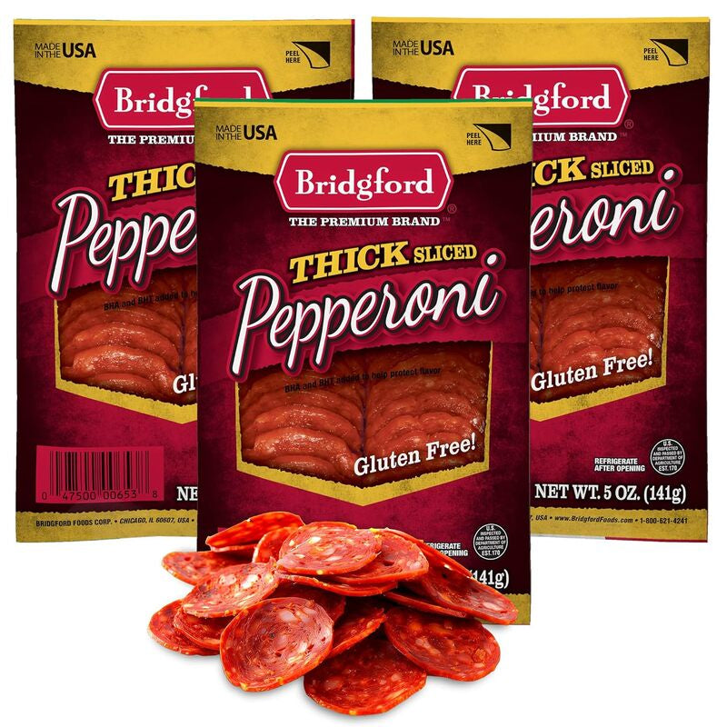 Bridgeford Thick Sliced Pepperoni 5oz