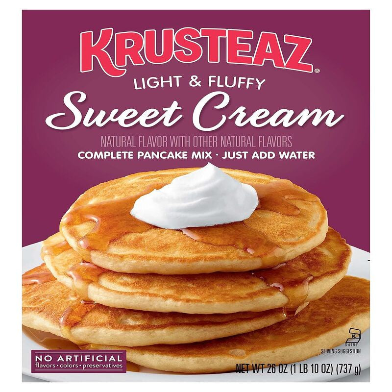 KRUSTEAZ Sweet Cream Pancake Mix 26oz
