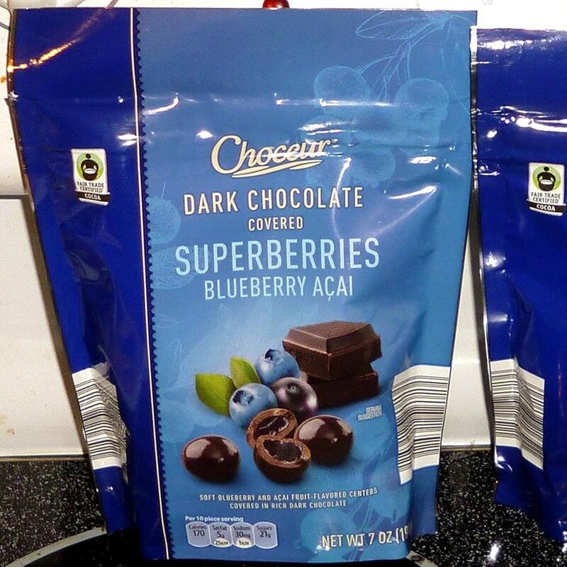 Choceur Dark Chocolate Blueberry Superberries 7oz