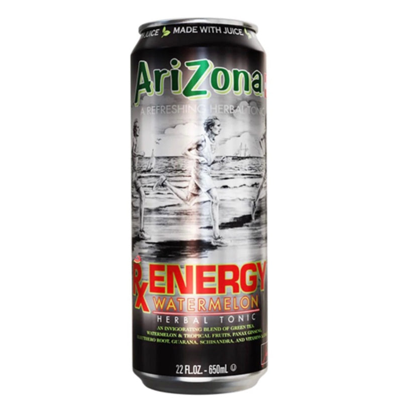 ARIZONA RX Energy Watermelon Herbal Tonic 22oz