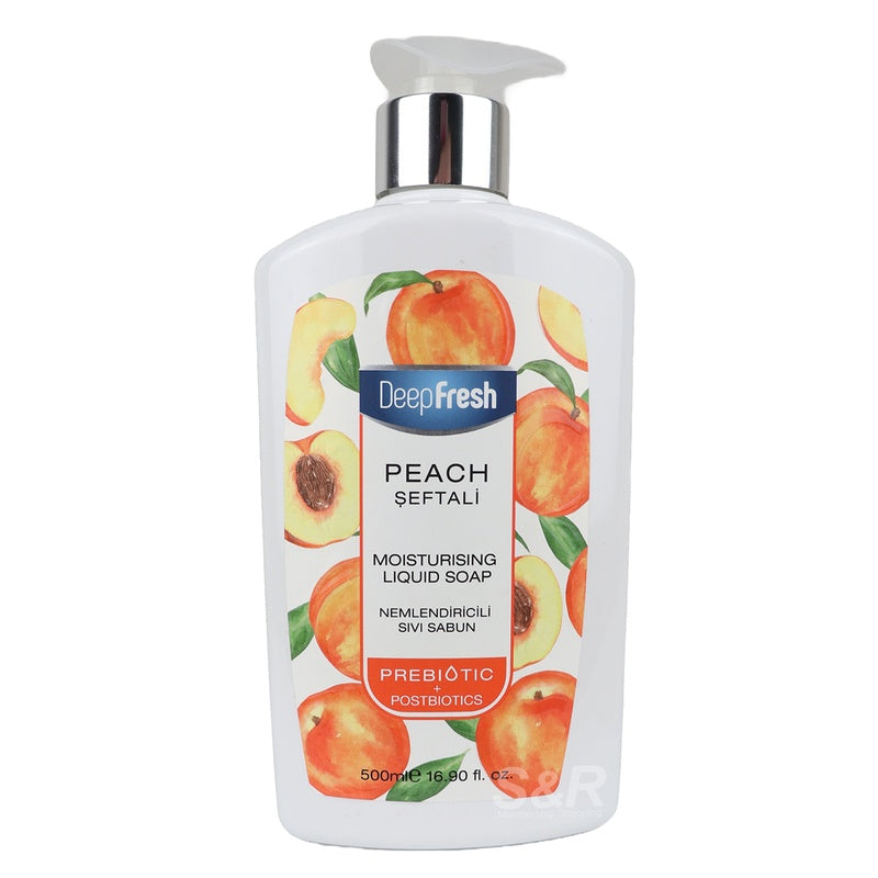 DEEP FRESH Moisturising Liquid Soap Peach 500ml