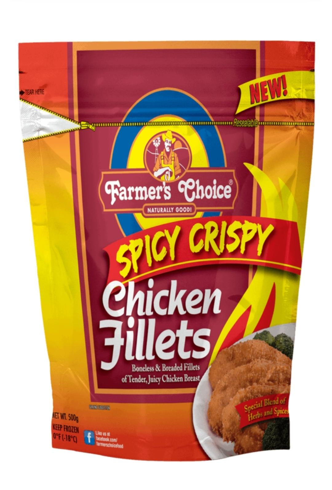 FARMER'S CHOICE Spicy Chicken Fillets 500g