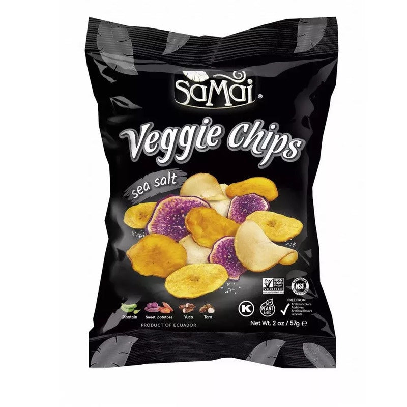 SAMAI Veggie Chips Sea Salt 57g