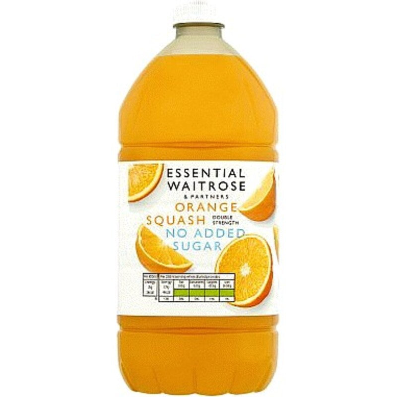 WAITROSE Orange Squash No Sugar 1.5L