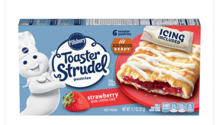 PILLSBURY Toaster Strudel Strawberry 6 Count