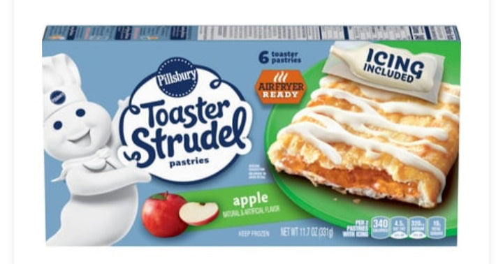 PILLSBURY Toaster Strudel Apple 6 Count