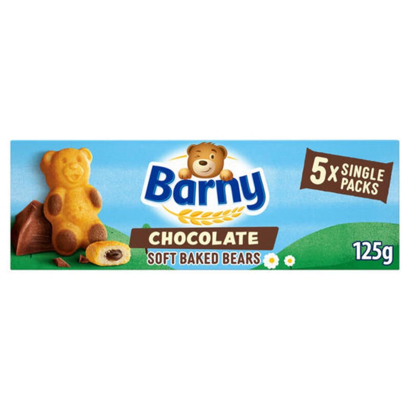 BARNY Chocolate Soft Baked Bears 5 Pack