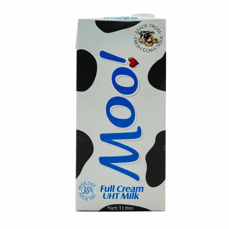 MOO! Full Cream UHT Milk 1 L case (12)