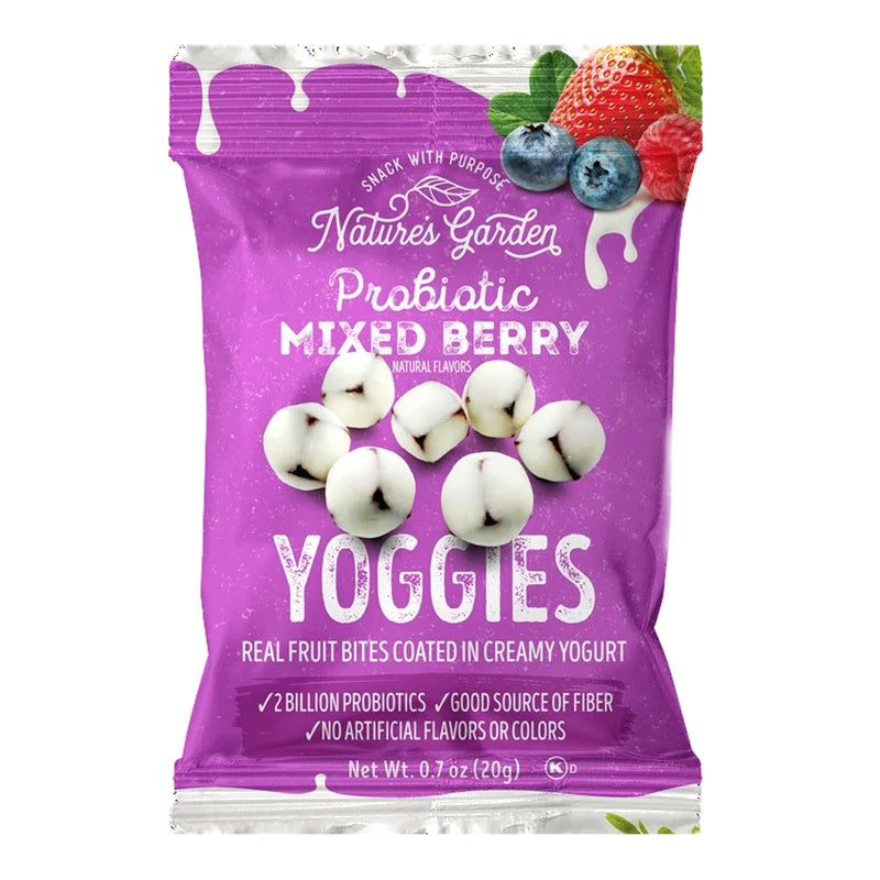 YOGGIES Probiotic Mixed Berry Coated in Creamy Yogurt .7oz