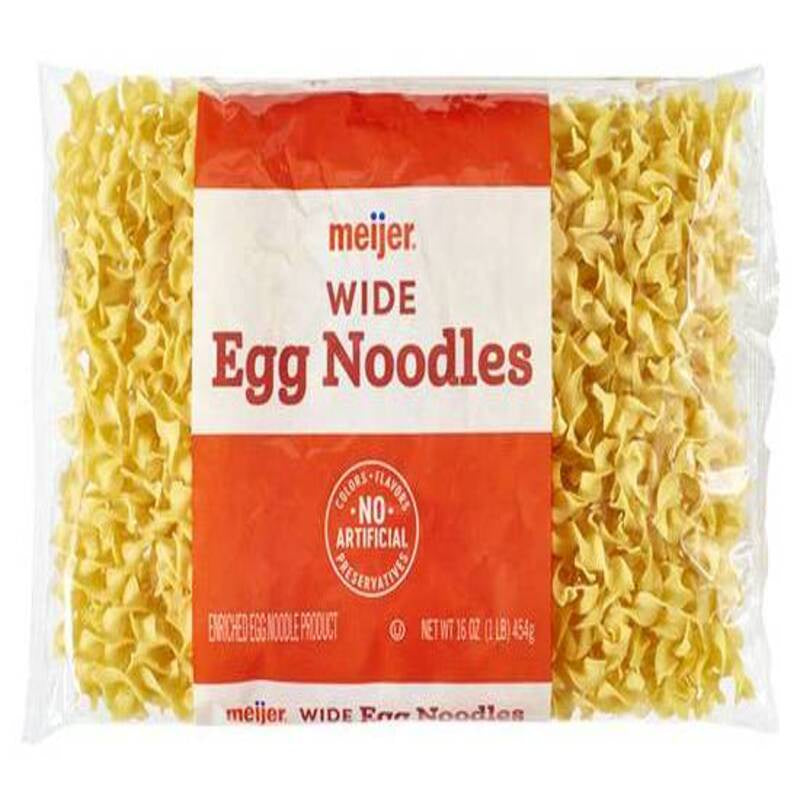 Meijer Egg Noodles Wide 16oz