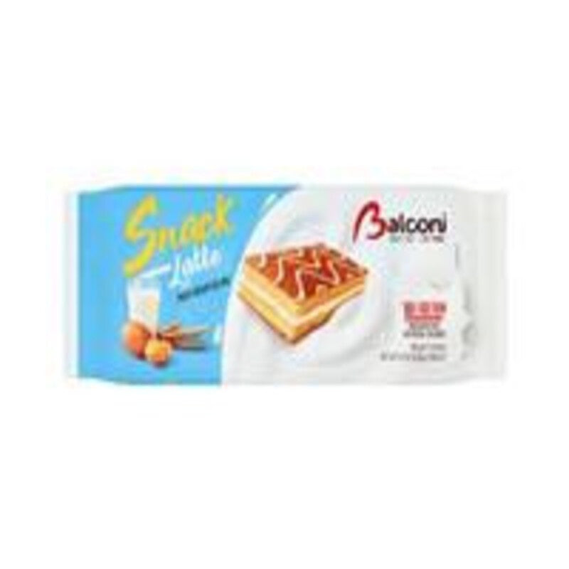 BALCONI Latte Bars Vanilla Creme Filled Italian Sponge Cake - 10 pack