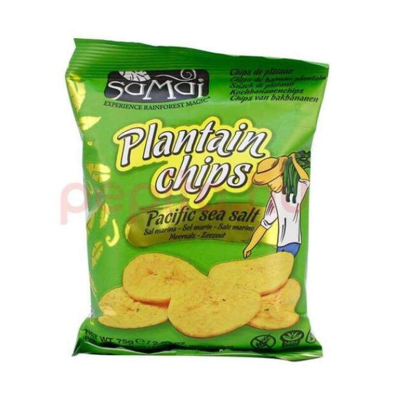 Samai Plantain Chipsw Sea Salt 75g