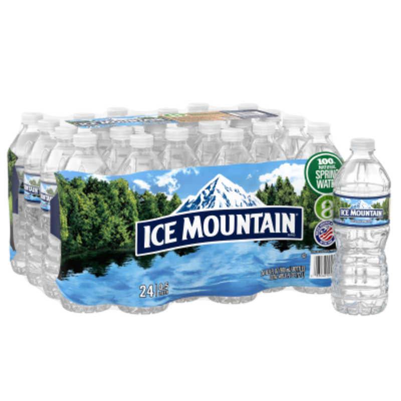 ICE MOUNTAIN Spring Water 500ml 24 count