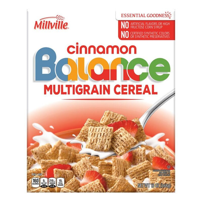 MILLVILLE Balance Multigrain Cinnamon 13oz